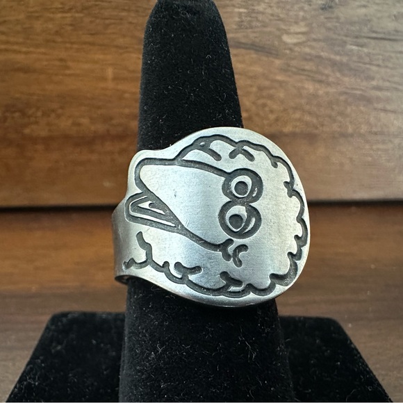 Hand Crafted Jewelry - Big Bird Spoon Ring